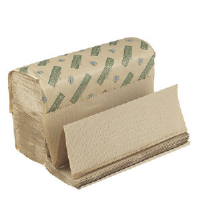 Boardwalk 13GREEN Green Natural Multi-Fold Towel