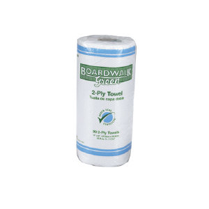 Boardwalk 21GREEN Green Household Roll Towels, 30/Case