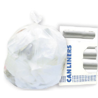 Boardwalk 242306 High-Density Clear Can Liners, 24x24, 1000/Cs.