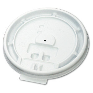 Boardwalk 8TABLID 8 Ounce Tear Tab Plastic Cup Lids, 1000/Cs.