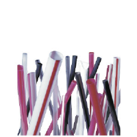 Boardwalk ST-J77R-12 Unwrapped Jumbo Red Straws, 6,000/Cs.