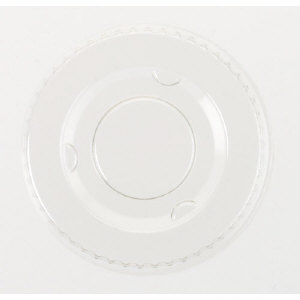 Boardwalk YLS-1FR Clear Portion Cup Lids for .50-1 Ounce