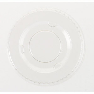 Boardwalk YLS-2FR Clear Portion Cup Lids for 1.5 - 2.5 Ounce