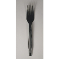 Boardwalk YPH-FE Heavyweight Polystyrene Black Forks, 1000/Cs.