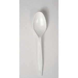 Boardwalk YPH-SW Heavyweight Polystyrene White Spoons, 1000/Cs. Boardwalk YPH-SW Heavyweight Polystyrene White Spoons, 1000/Cs.