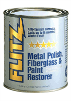Flitz CA03518-6 Metal, Plastic, Fiberglass Polish, 2 lb. Quart Can
