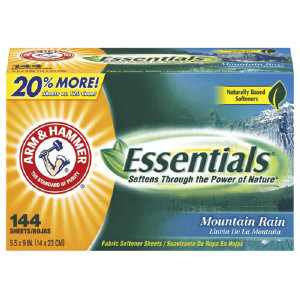 Arm &amp; Hammer 14995 Essentials&#8482; Fabric Softener Sheets