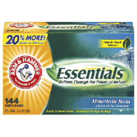 Arm & Hammer 14995 Essentials™ Fabric Softener Sheets