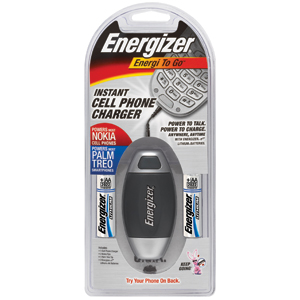 Energizer CEL2NOK Energi To Go&reg; Instant Cell Phone Charger, Nokia &amp; Palm Treo
