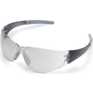 MCR Safety CK219 CK2&reg; Safety Eyewear,Smoke,I/O Clear Mirror