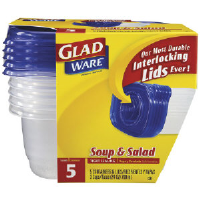 Clorox 60796 GladWare® Entree Containers, 24 Oz.