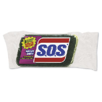 Clorox 91029 S.O.S® Heavy-Duty Scrubber Sponge, 24/Cs.