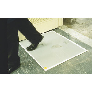 Ludlow Composites WC3125S WHI Walk-N-Clean&#8482; Indoor Adhesive Mat, White