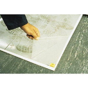 Ludlow Composites WCRPLPDW Walk-N-Clean&#8482; Indoor Adhesive Mat, White