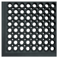 Ludlow Composites WSCT35 BLA Safewalk-Light™ Anti-Fatigue Drainage Mats, Black