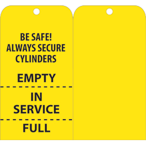 National Marker CT499 Empty/In Service/Full Tags, 100/Pk. National Marker CT499 Empty/In Service/Full Tags, 100/Pk.
