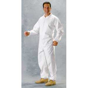 Lakeland CTL417 MicroMAX&reg; NS Coverall w/ Zip, Elastic Wrists/Ankles, 25/Cs. L