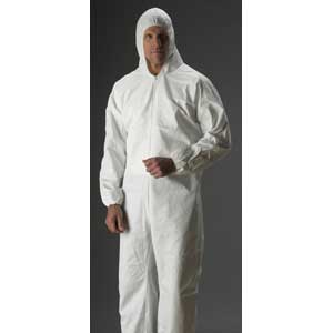 Lakeland CTL428 MicroMAX&reg; NS Coverall - Zip, Elastic Wrists/Ankles/Hood, 25/Cs. M