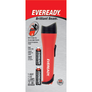 Energizer E220WBS Eveready&reg; 2AA Flashlight w/Batteries