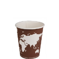 Eco Products EP-BHC8-WA World Art Compostable Hot Cups, 8 Ounce