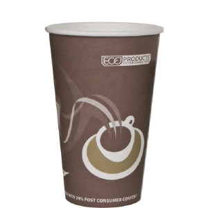 Eco Products EP-BRHC16-EW Evolution World Art Recycled Hot Cups, 16 Oz.