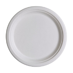 Eco Products EP-P013 9 Inch Sugarcane Bagasse Plates, 500/Case Eco Products EP-P013 9 Inch Sugarcane Bagasse Plates, 500/Case