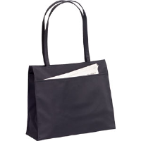 Augusta Sportswear 1150 Large Zippered Microfiber Tote,Black