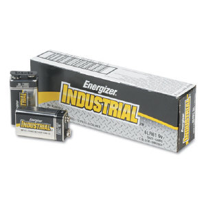 Energizer EN22 Energizer&#174; 9 Volt Industrial Alkaline Batteries, 12 Pack