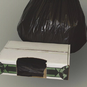 Flexsol ECO60XH Extra Heavy Can Liners, 38x60, 1.5 Mil, Black