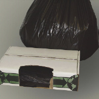 Flexsol ECO60XH Extra Heavy Can Liners, 38x60, 1.5 Mil, Black