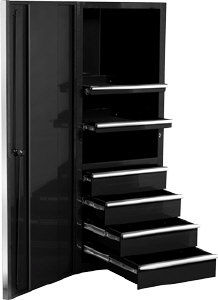 Extreme Tools EX2404SCBK 24" Side Cabinet - Black