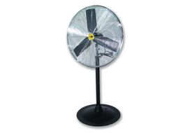 J&D Manufacturing PPHVF30OSC 30” Oscillating Pedestal Fan, Black