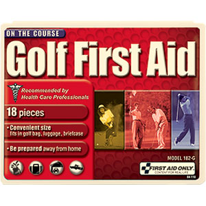 First Aid Only FAO-182 18 Pc. Golf First Aid Kit, Plastic Case First Aid Only FAO-182 18 Pc. Golf First Aid Kit, Plastic Case