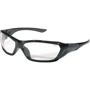 MCR Safety FF120 ForceFlex&#153; Eyewear,Black,Clear