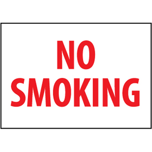 National Marker FMORB No Smoking Sign, 10x14&#34;, Plastic