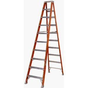 Louisville Ladders FS1510 10' Fiberglass Ladder Louisville Ladders FS1510 10' Fiberglass Ladder