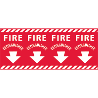 National Marker FXPC Fire Extinguisher Column Marker Sign