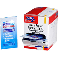 First Aid Only G469 Burn Relief, 1/8 oz - 25/Box