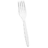 Generations MWF/IW Wrapped White Plastic Forks, 1000/Case