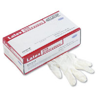 Galaxy Gloves 355M Latex General-Purpose Gloves, Medium