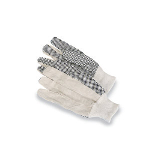 Galaxy Gloves 8 Men's PVC-Dotted Canvas Gloves