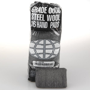 Global Material Technologies 117001 Industrial Steel Wool Hand Pads, #000 X-FINE