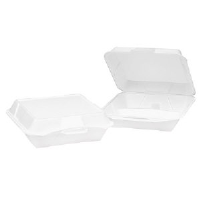 Genpak 25300 Foam 3 Compartment XL Carryout Boxes, 200/Cs.