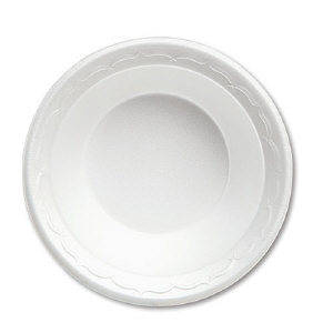 Genpak 82100 Celebrity Foam Bowls, 12 Ounce, 1000/Cs.