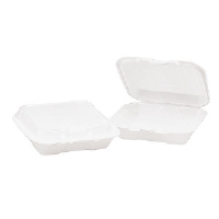 Genpak SN100 Foam Snap-It Carryout Containers, Small