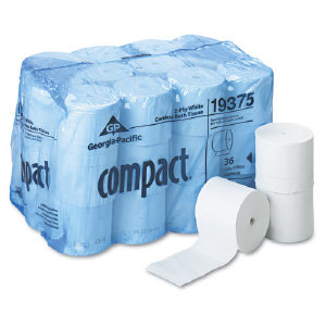 Georgia Pacific 193-75 Compact&#174; Coreless Bath Tissue, 2 Ply