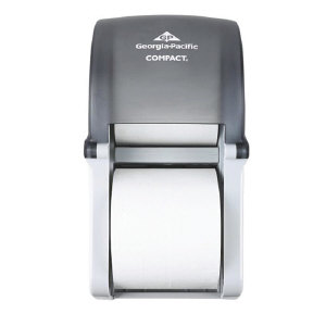 Georgia Pacific 567-90 Compact&#174; Vertical Double Roll Coreless Tissue Dispenser