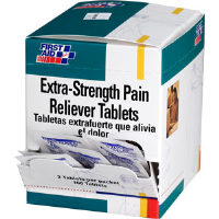 First Aid Only H426 Extra-Strength Pain Reliever Tablets, 50Pk / 2 ea