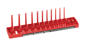 Hansen Global Easy ID Socket Tray, 1/4" - SAE
