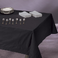 Hoffmaster 220613 Cellutex® Table Covers, Black